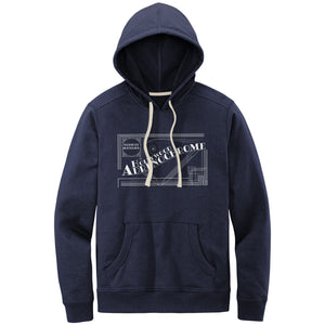 ADRENOCHROME - BOX LOGO - Men's Hoodie (White)