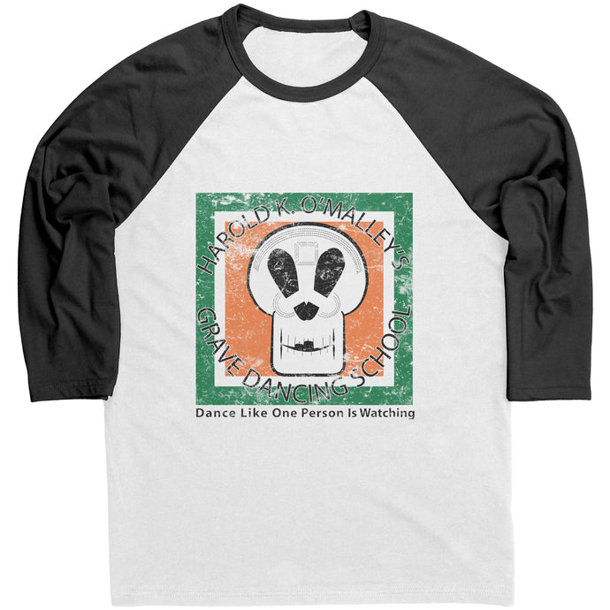 GRAVE DANCING SCHOOL - Men's Raglan