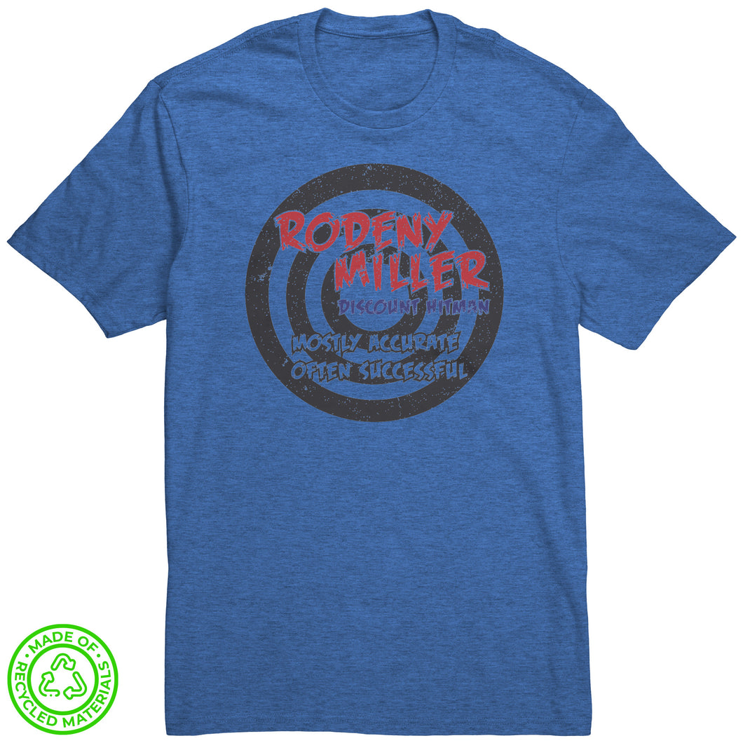 RODNEY MILLER: DISCOUNT HITMAN -  Men's Re-Tee