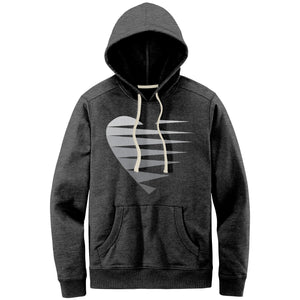 SINGLE HEART - GREY - Men's Hoodie