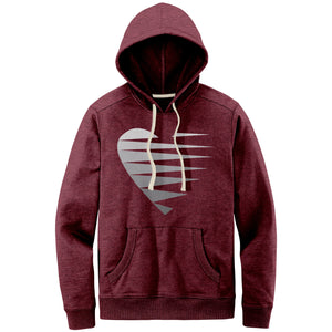 SINGLE HEART - GREY - Men's Hoodie