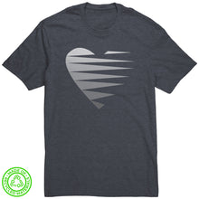 Load image into Gallery viewer, SINGLE HEART - GREY - Men&#39;s Re-Tee