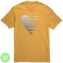 Load image into Gallery viewer, SINGLE HEART - GREY - Men&#39;s Re-Tee