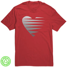 Load image into Gallery viewer, SINGLE HEART - GREY - Men&#39;s Re-Tee