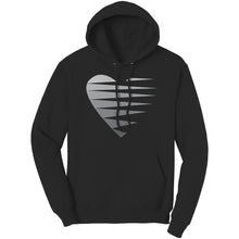 Load image into Gallery viewer, SINGLE HEART - GREY - Unisex Hoodie