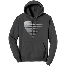 Load image into Gallery viewer, SINGLE HEART - GREY - Unisex Hoodie
