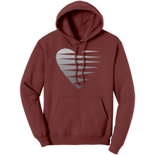 Load image into Gallery viewer, SINGLE HEART - GREY - Unisex Hoodie