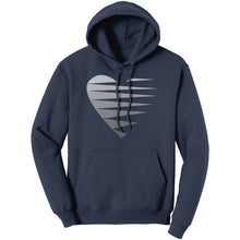 Load image into Gallery viewer, SINGLE HEART - GREY - Unisex Hoodie