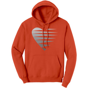 SINGLE HEART - GREY - Unisex Hoodie