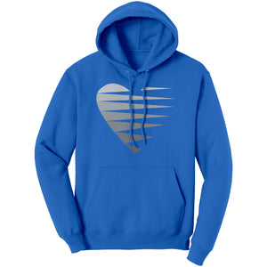 SINGLE HEART - GREY - Unisex Hoodie