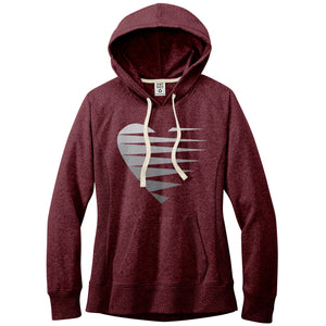 SINGLE HEART - GREY - Women's Hoodie