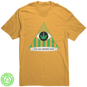 THE ALL SEEING HIGH - Banner Variant - Men's Re-Tee