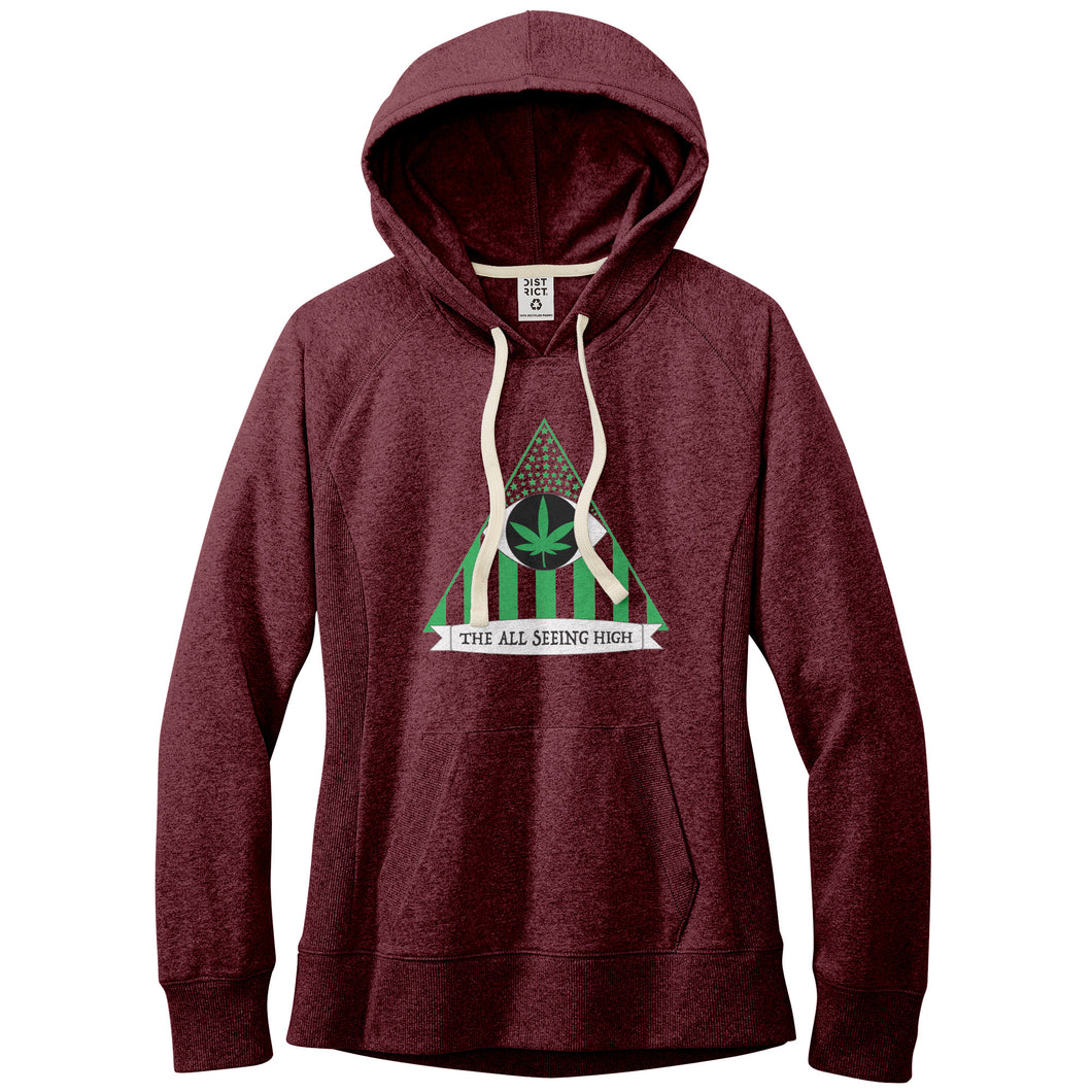 THE ALL SEEING HIGH - Banner Variant - Women's Hoodie